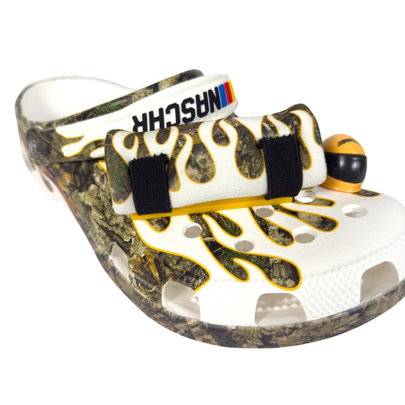Crocs NASCAR Classic Clogs Realtree Camo Jibbitz Men 6/Women 8 Shoes New - Picture 4 of 16